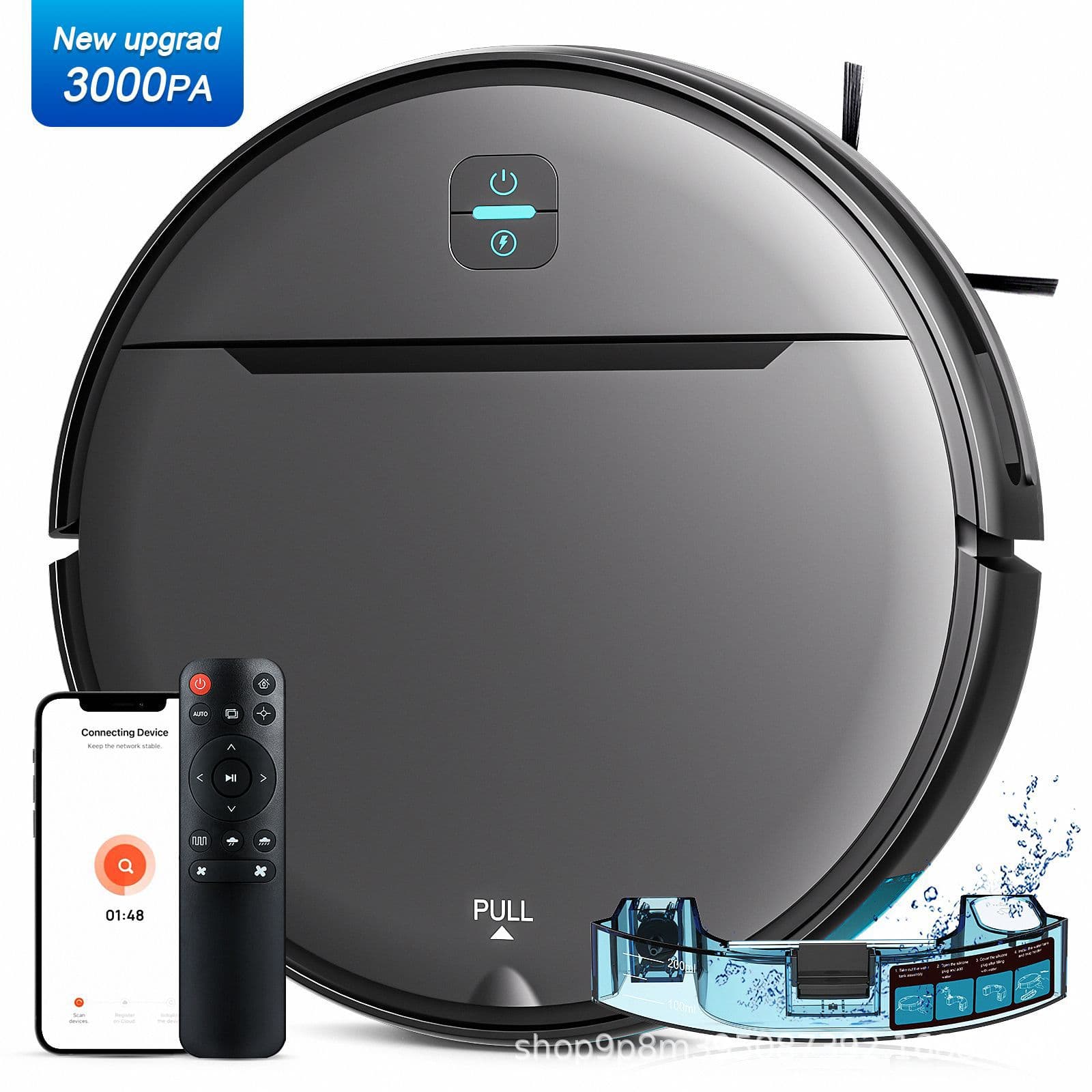 Customized BR181 Sweeping Robot Spot European and American Standard Household Large Suction Intelligent Sweeping, Suction and Mopping All-In-One Vacuum Cleaner