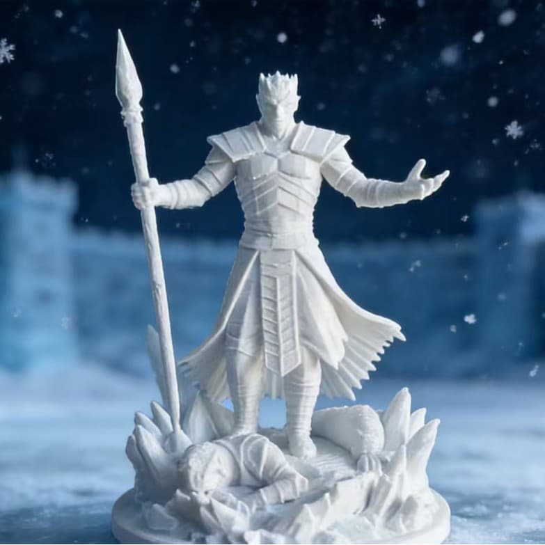 Cross-border new product 3D printed Ringwraith model Game of Thrones Night King desktop ornaments decoration