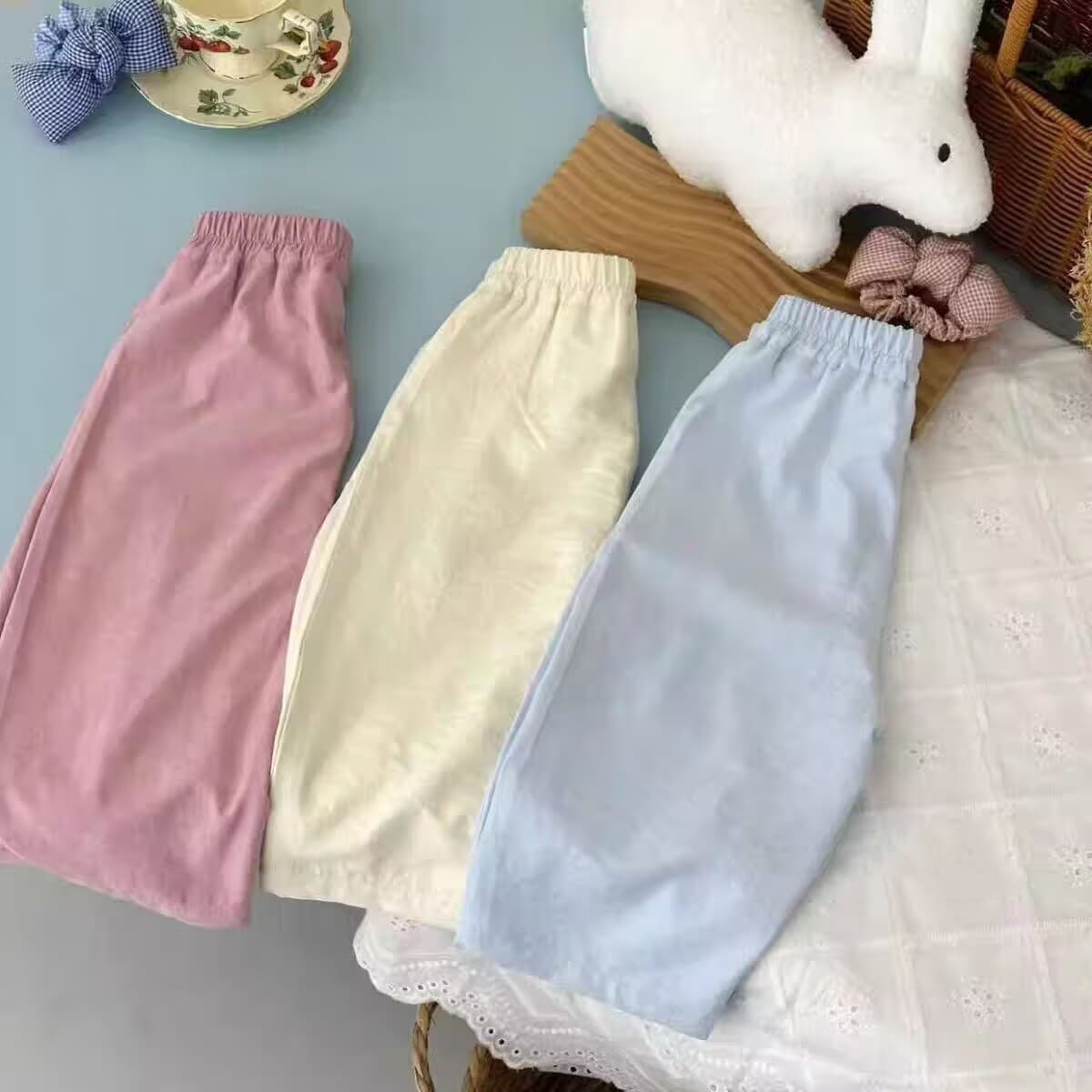 Girls' pants summer 2026 new style little girls stylish thin anti-mosquito pants children's summer versatile casual pants trendy