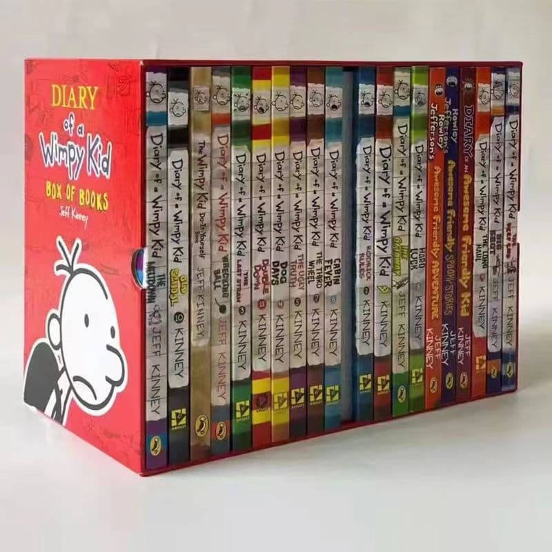 Diary of a Wimpy Kid English Original UK Edition Full Set of 25 Books Children's English