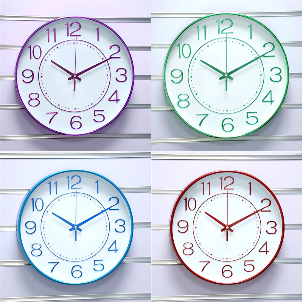 [8-inch 20CM] Refillable Wall Clock, Creative Living Room Clock, Simple Family Silent Quartz Clock