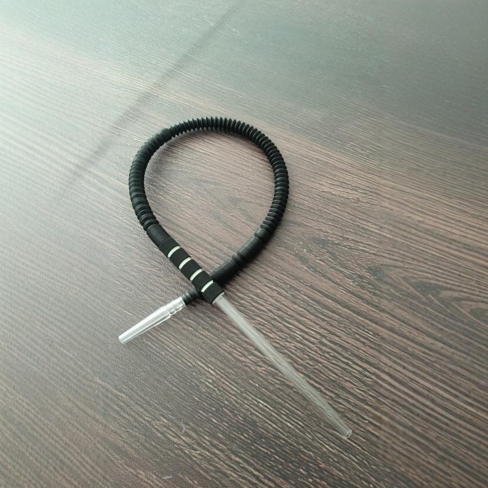 Cross-border source hookah hose 1.8M sponge handle PVC soft tube high-end disposable hookah pipe smoke exhaust PE