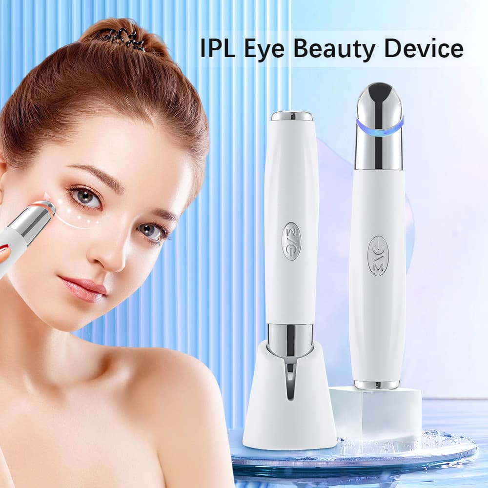 Cross-border Electric Eye Massager with Heating, Sterilization, Vibration, Eye Cream Infusion for Wrinkle Reduction