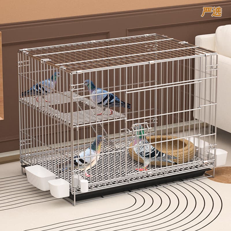 Indoor Pigeon Breeding Cage, Pigeon Nest, Pigeon House, Meat Pigeon Cage, Ornamental Pigeon Cage, Convenient Metal Folding Model