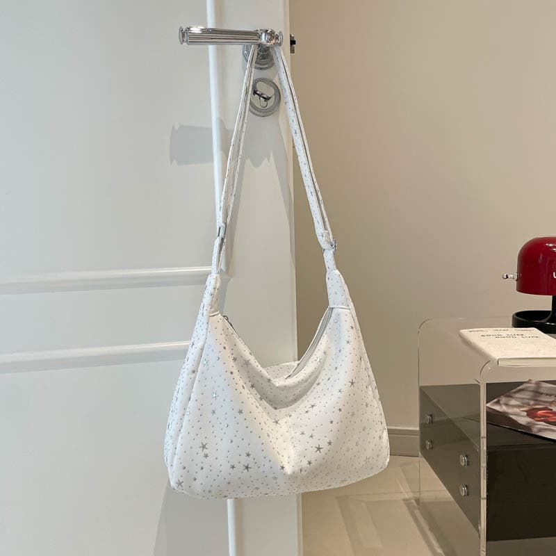 Canvas bag women's 2026 new spring casual fashion lightweight class commuting women's bag tote bag crossbody bag