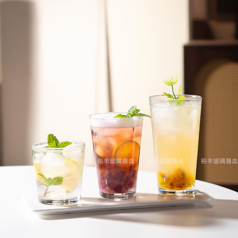 Libbey Heat-Resistant Glass Cup Large Capacity Simple Coffee Cup Beer Cup Tea Cup Water Milk Cup Customizable Pattern