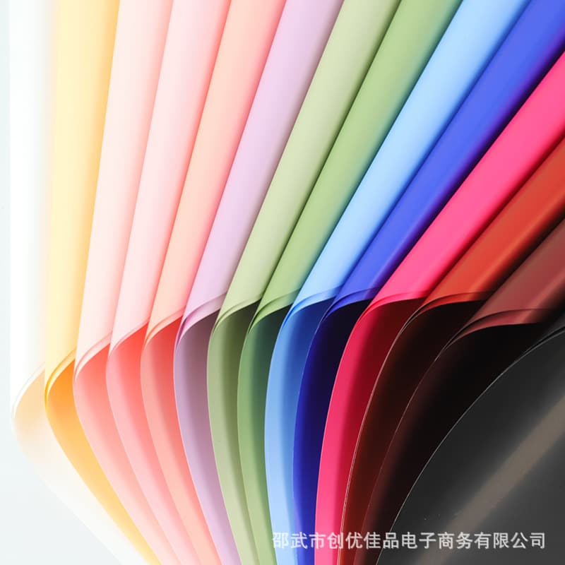 7.5c Thickened New Trend Ouyang Paper, Waterproof Flower Wrapping Paper, Solid Color Valentine's Day Flower Bouquet Wrapping, Floral Art Materials