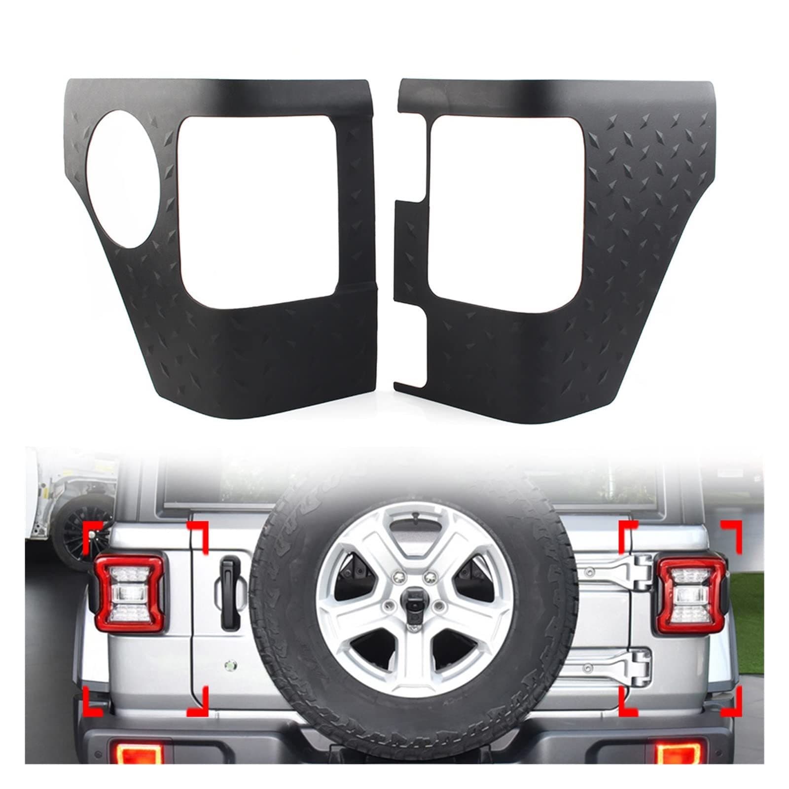 Rear Corner Armor Tail Light Guards for Jeep Wrangler JL 2018-2021 Pair