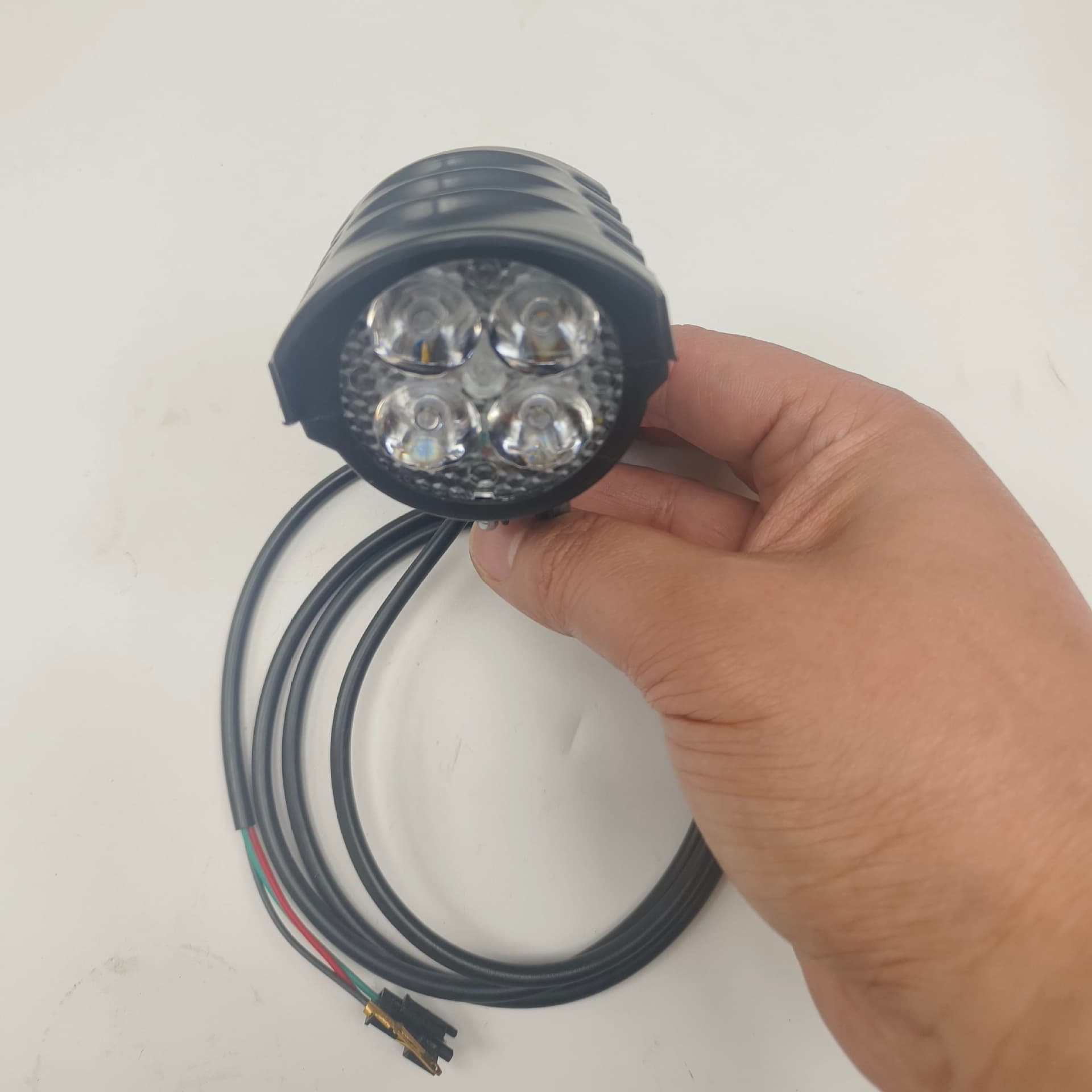 Electric Scooter Light 24V 36V 48V Scooter Headlight Spotlight with Switch with Horn