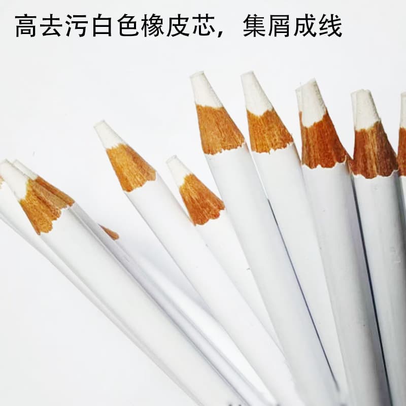 Customizable New Pen-Shaped Erasers, No-Residue Ultra-Clean, Various Colors with Logo Customization