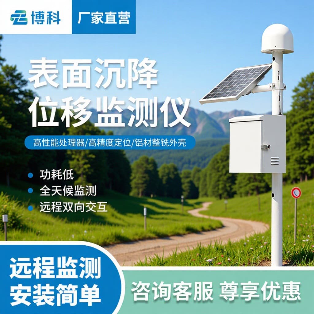 BeiDou Receiver GNSS Displacement Monitoring Station for Bridge, Dam, Slope Geological Hazards, and Landslide Monitoring Equipment