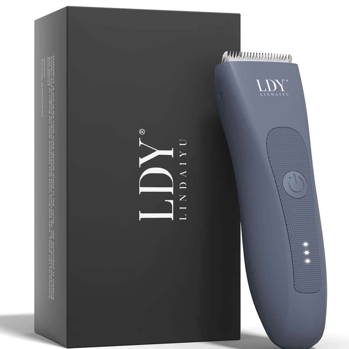 Cross-border Ceramic Digital Display Electric Private Body Hair Trimmer Rechargeable Shaver Groin Electric Hair Clipper