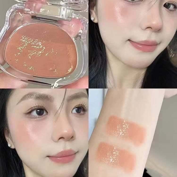 Drop shipping included ~ Water-glow blush cream, Japanese-style water-glow fig shade, natural contouring, brightening, and volumizing blush, multi-purpose