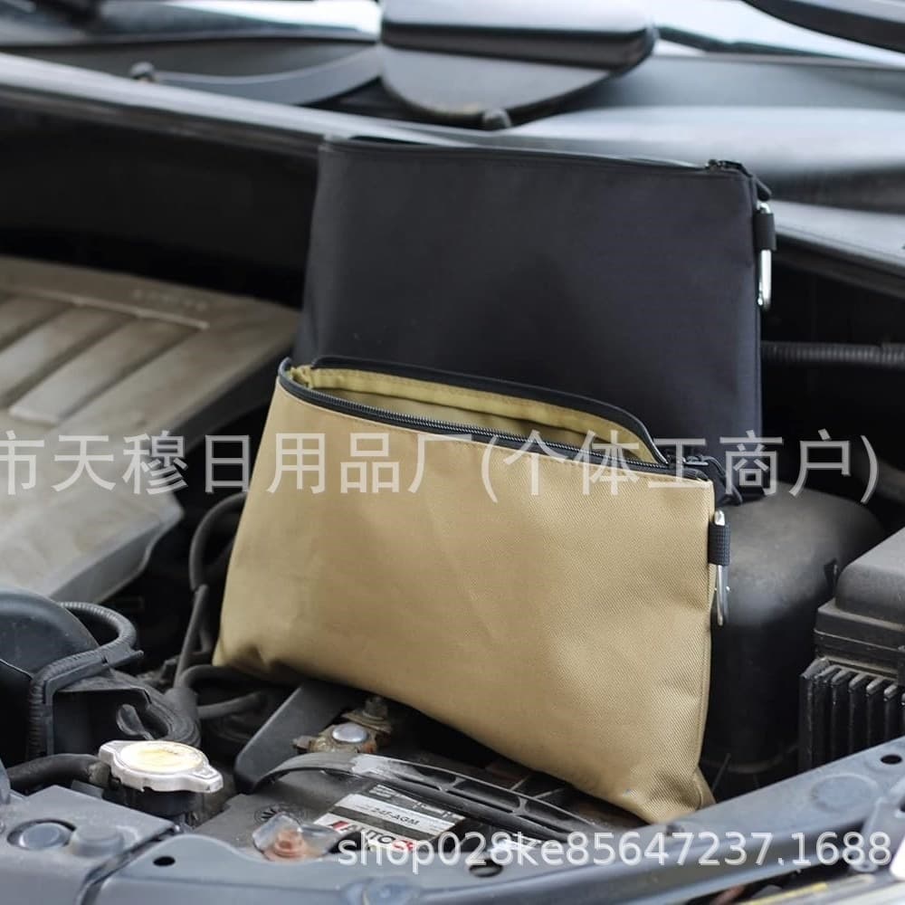Cross-border Upgrade Toolkit Practical Multi-purpose Storage Organizer Tool Bag with Metal Hook Zipper