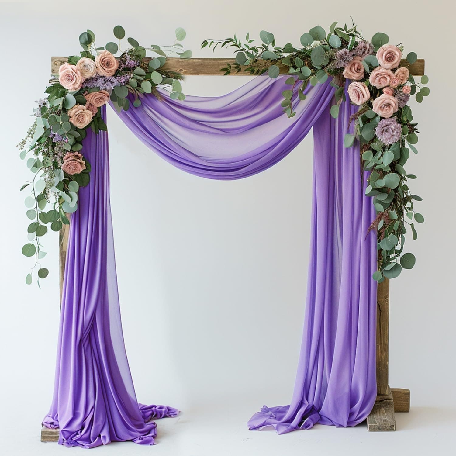 Curtains, veils, gauze, archways, wedding lawn decorations, outdoor decorations, table runners, drapes, chiffon