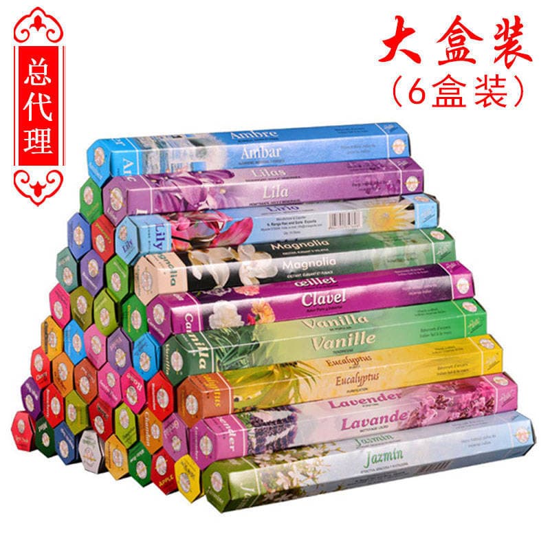Flute Imported Indian Incense Wholesale Incense Granules Fresh Air Sachet Stick Incense Rose Jasmine Palo Santo Spice