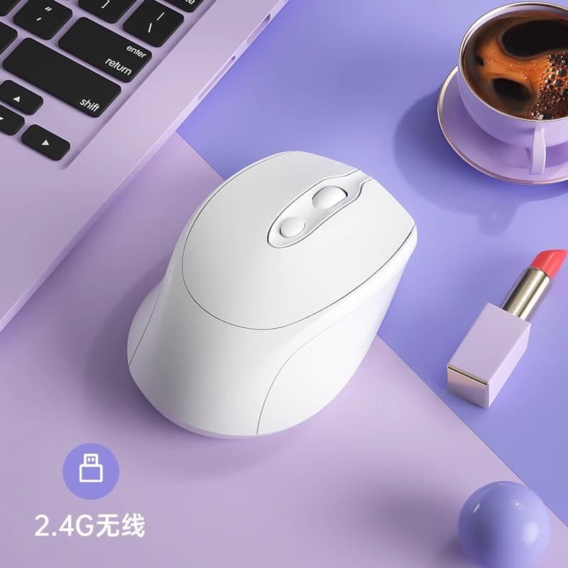 Suitable for laptops, wireless silent mouse, Bluetooth rechargeable mouse, office wireless dual-mode
