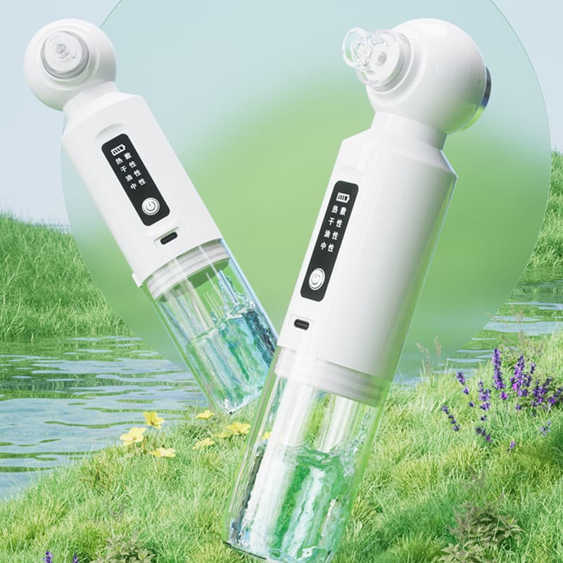 [Cross-border Factory] 2024 New Hot Compress Mini Bubble Blackhead Remover and Pore Cleansing Beauty Device