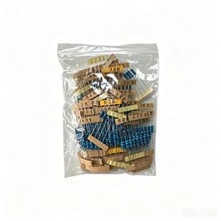 1/2W Metal Film Resistor Kit, 73 Values, 5-Band 1% Tolerance, 1R~1M, 395 Pieces