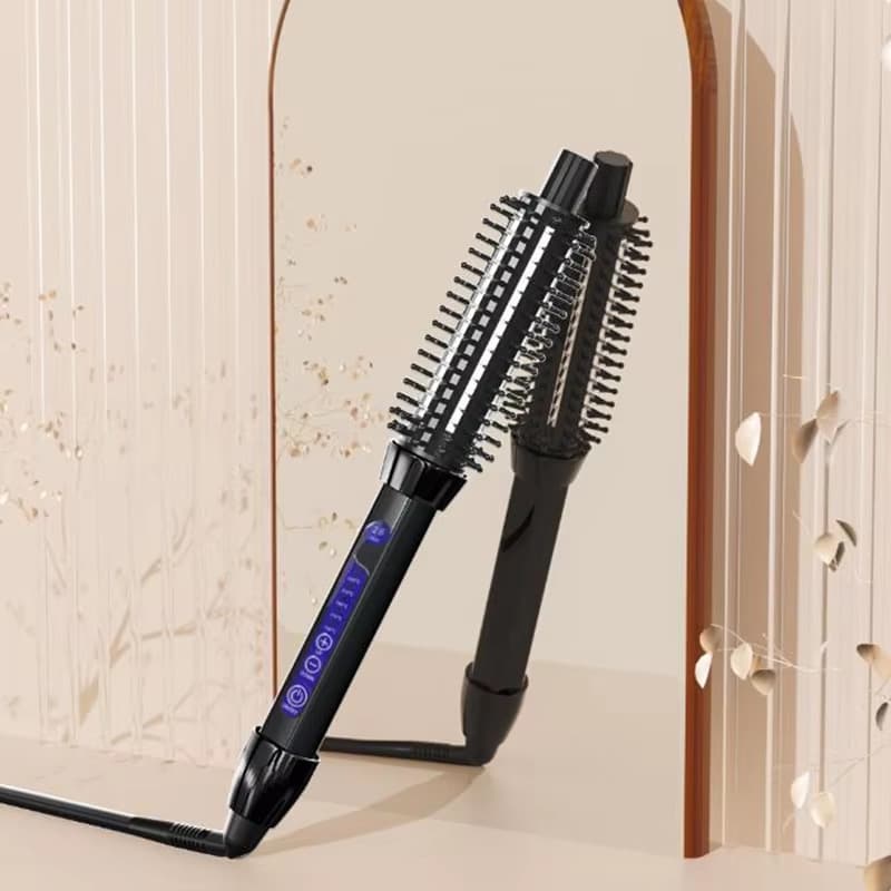 Hot Selling Anti-Scald Electric Curling Comb, 2-in-1 Straightening Comb, Fluffy Inner Buckle Curling Iron, Hair Styling Tool, Factory Export Curling Iron