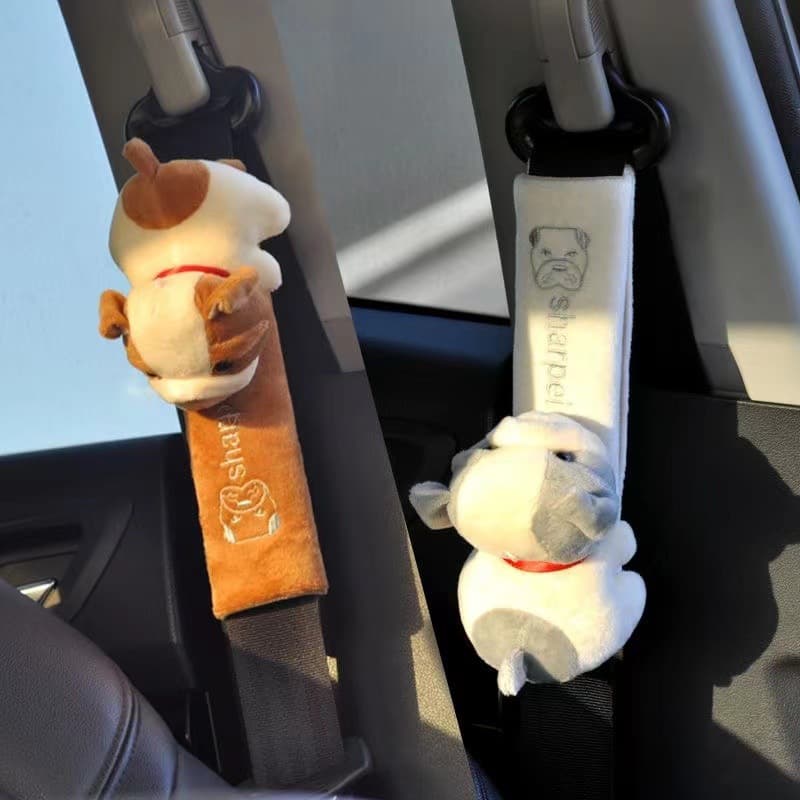 Extended Single Safety Belt Shoulder Protector Cover Cute Cartoon Personalized Car Interior Decoration Accessories for Men And Women