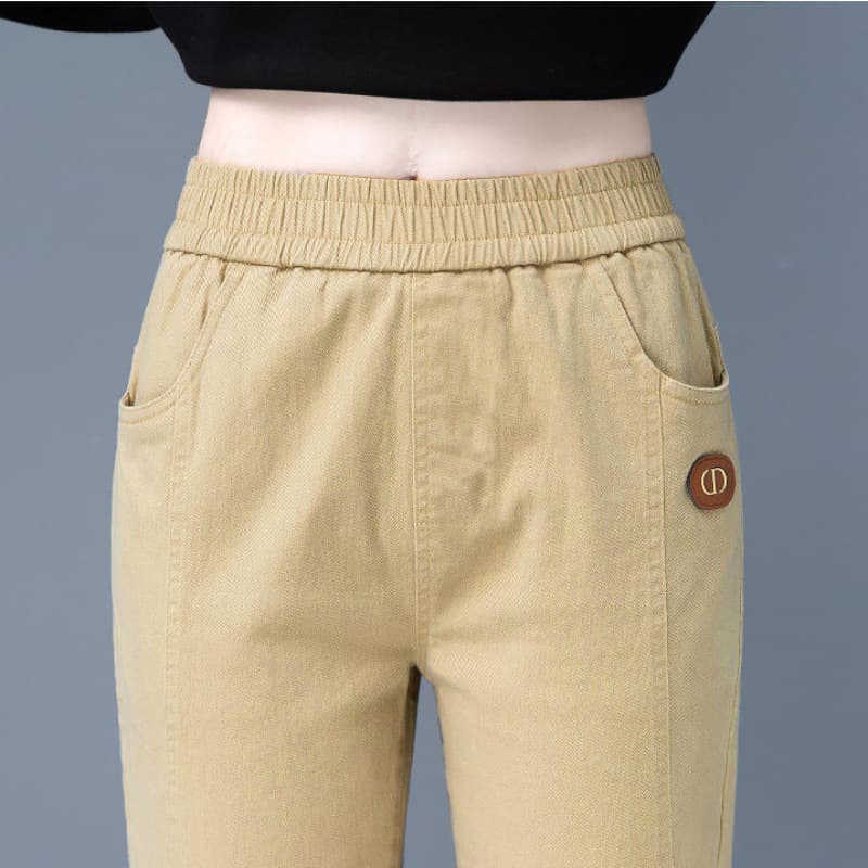 2021 new autumn trousers for women, loose, slim, versatile, trendy, internet celebrity hot casual pants, mom autumn trousers