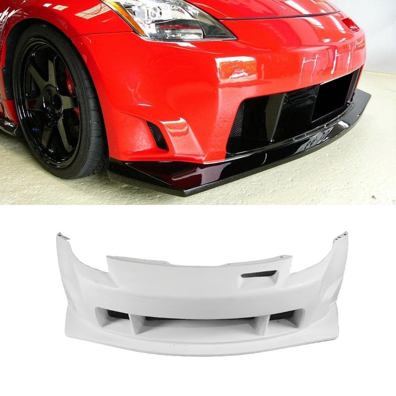 Fit for Nissan 350Z Z33 Body Kit INGS Style Full Front Bumper Rear Bumper Side Skirts Replacement