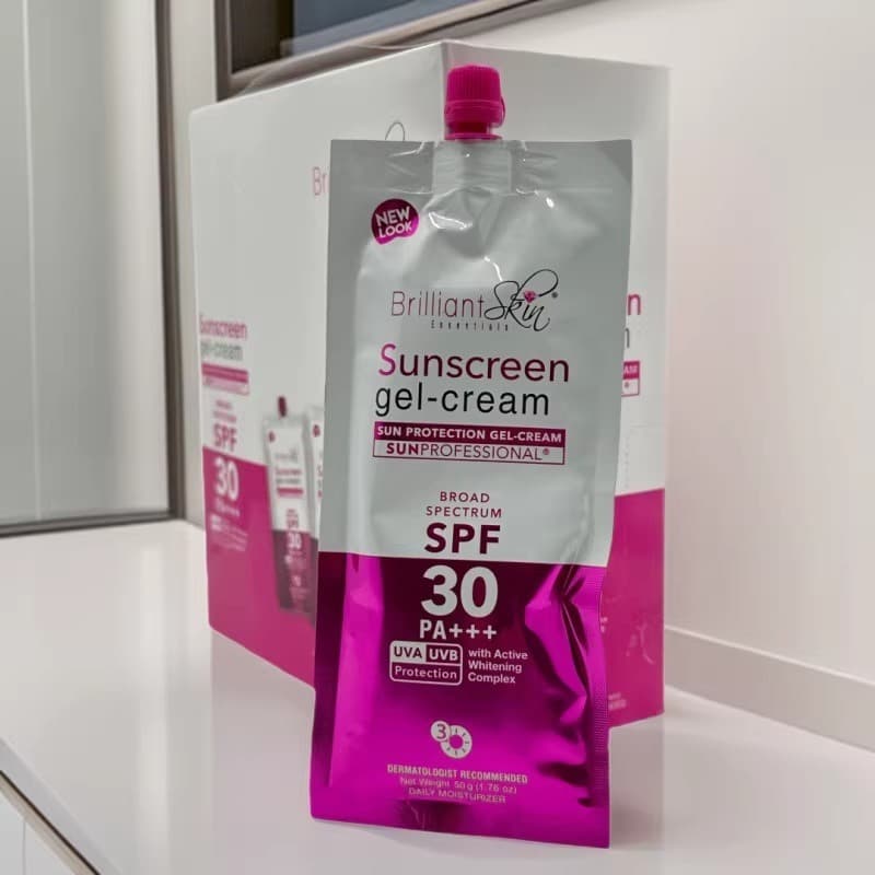 Cross-border foreign trade summer protective isolation cream refreshing non-greasy moisturizing concealer Sunscreen gel-cream