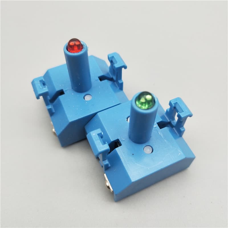 Suitable for Revol LA38 push button switch accessory base, LED indicator base (red, yellow, green, white, blue).