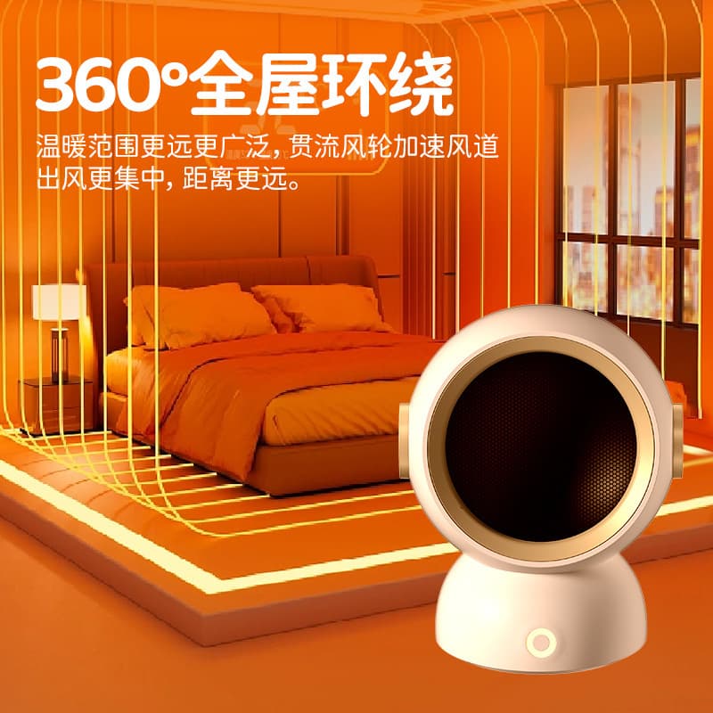 New Fast Heating High Power Desktop Heater, Office Mini Small Home Heater, Silent