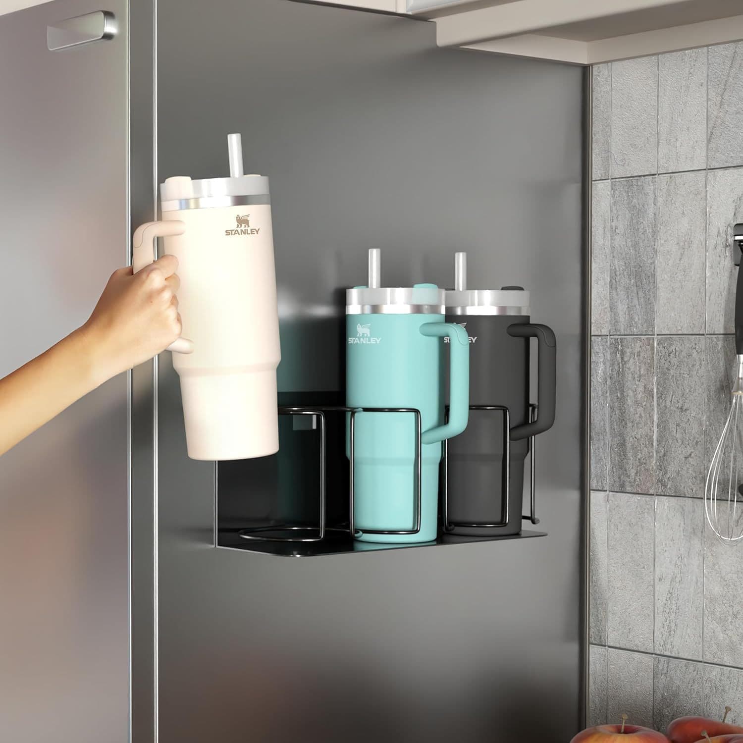Cross-border Stanley Insulated Cup Holder Storage Rack with Hooks, Stanley Cup Holder, Stanley Water Bottle Rack