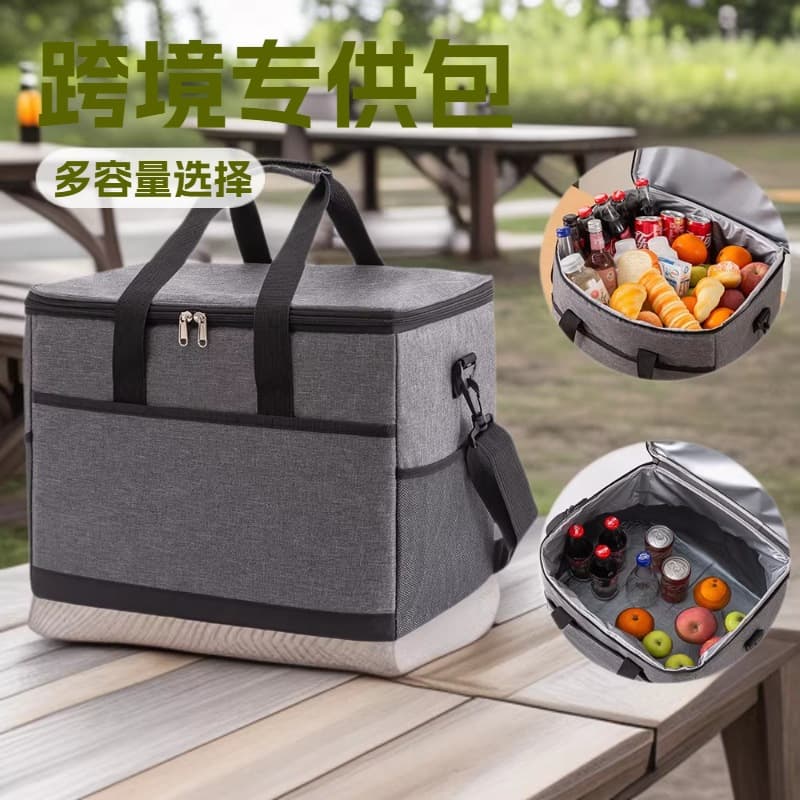 Thickened Oxford Cloth Thermal Bag 35/27/18L Large Outdoor Waterproof Picnic Ice Bag Home Goods Ice Bucket/Cooler Bag