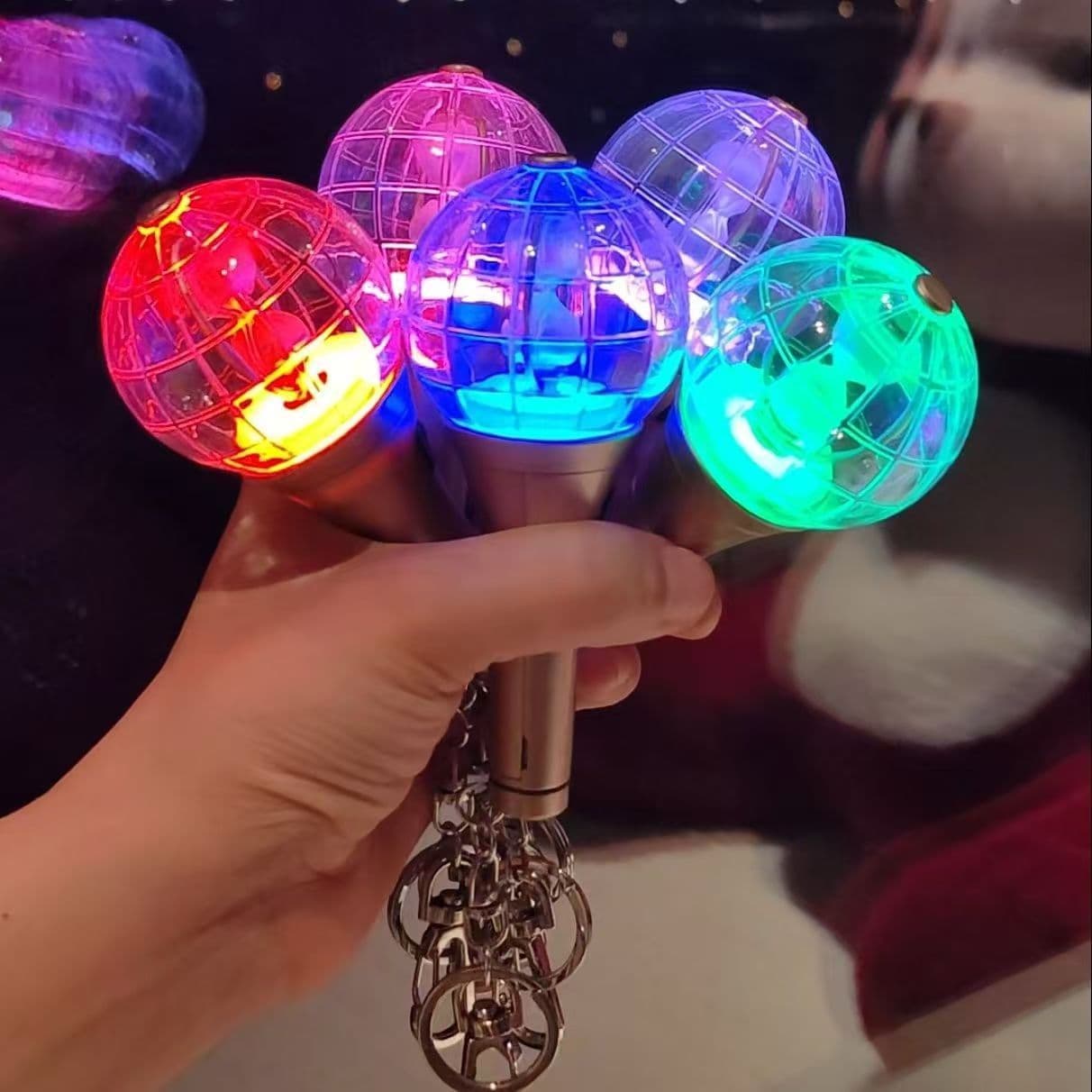ATEEZ mini support stick keychain new luminous three-dimensional pendant peripheral same style