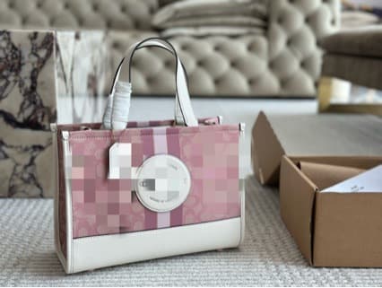 C-House Tote Bag Large Shopping Bag Mahjong Bag Bucket Bag Designer Canvas Genuine Leather Luxury Women's Bag