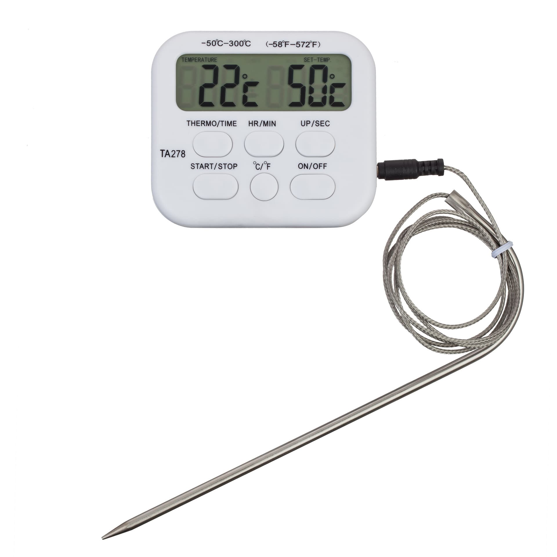 TA278 Food High-Temperature Alarm Thermometer, Electronic Thermometer