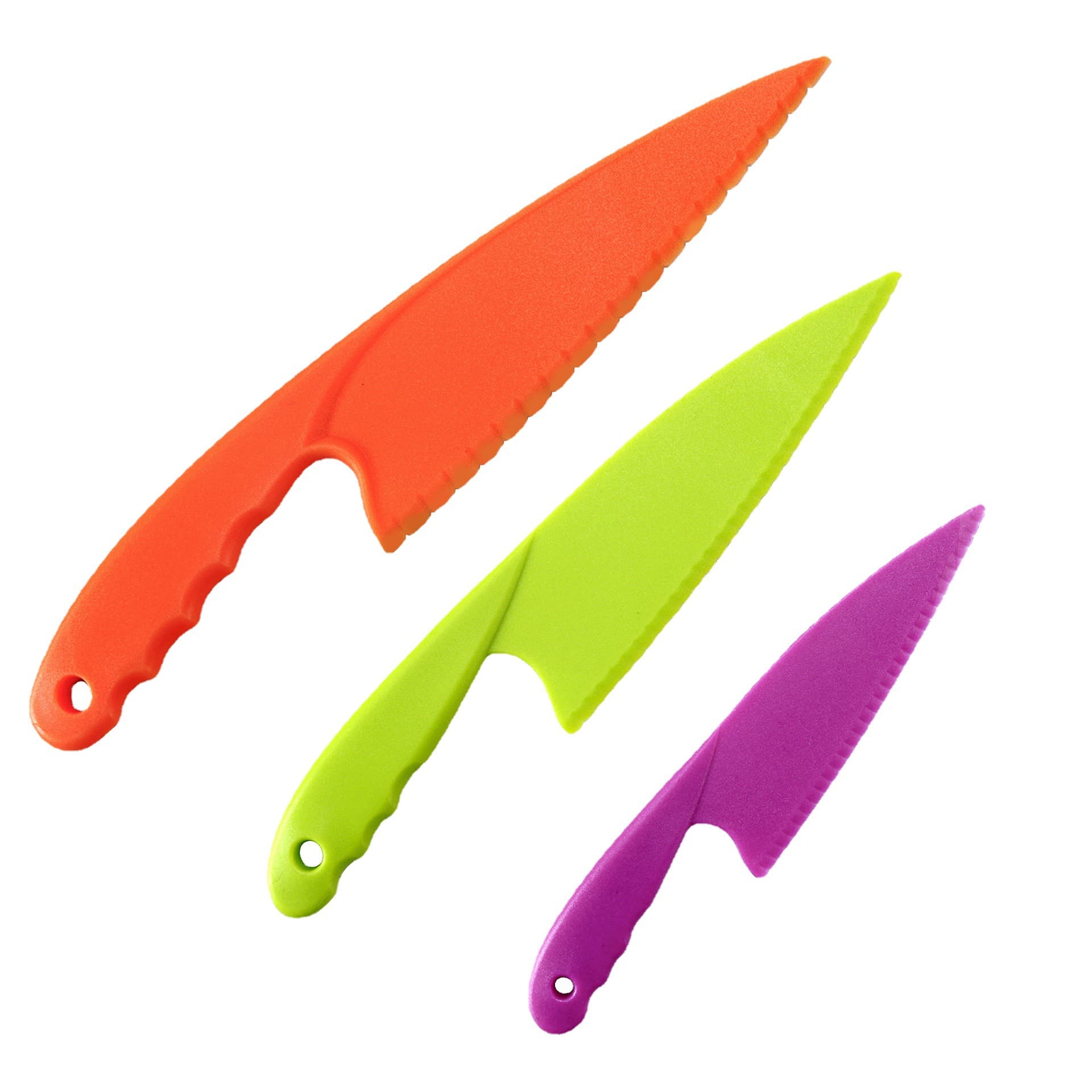 Wholesale Amazon hot-selling children's plastic fruit cut, birthday cake server, cheese dessert cutter, bread slicer