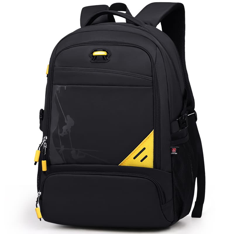 Edison High School Student Backpack Large Capacity Double Shoulder Bag Water-Resistant Travel Backpack for Middle School and College Students