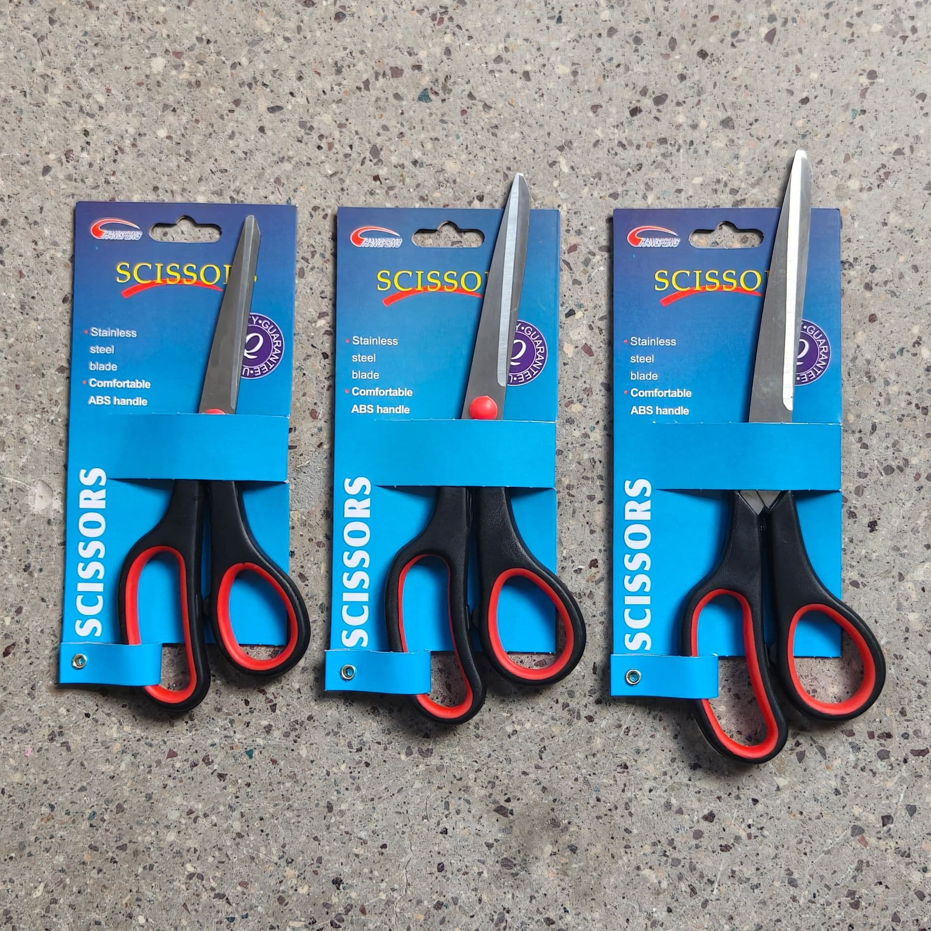 Office Scissors, Household Scissors, Stainless Steel Tailor's Scissors, Factory Stock Long Edge Tailor's Rubber and Plastic Scissors