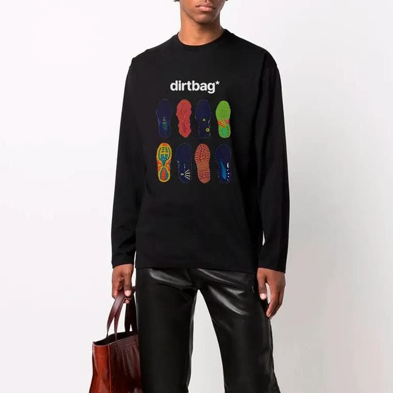European and American AliExpress new trendy brand loose high street t-shirt Amazon Y2K tops for men and women autumn and winter with long sleeves