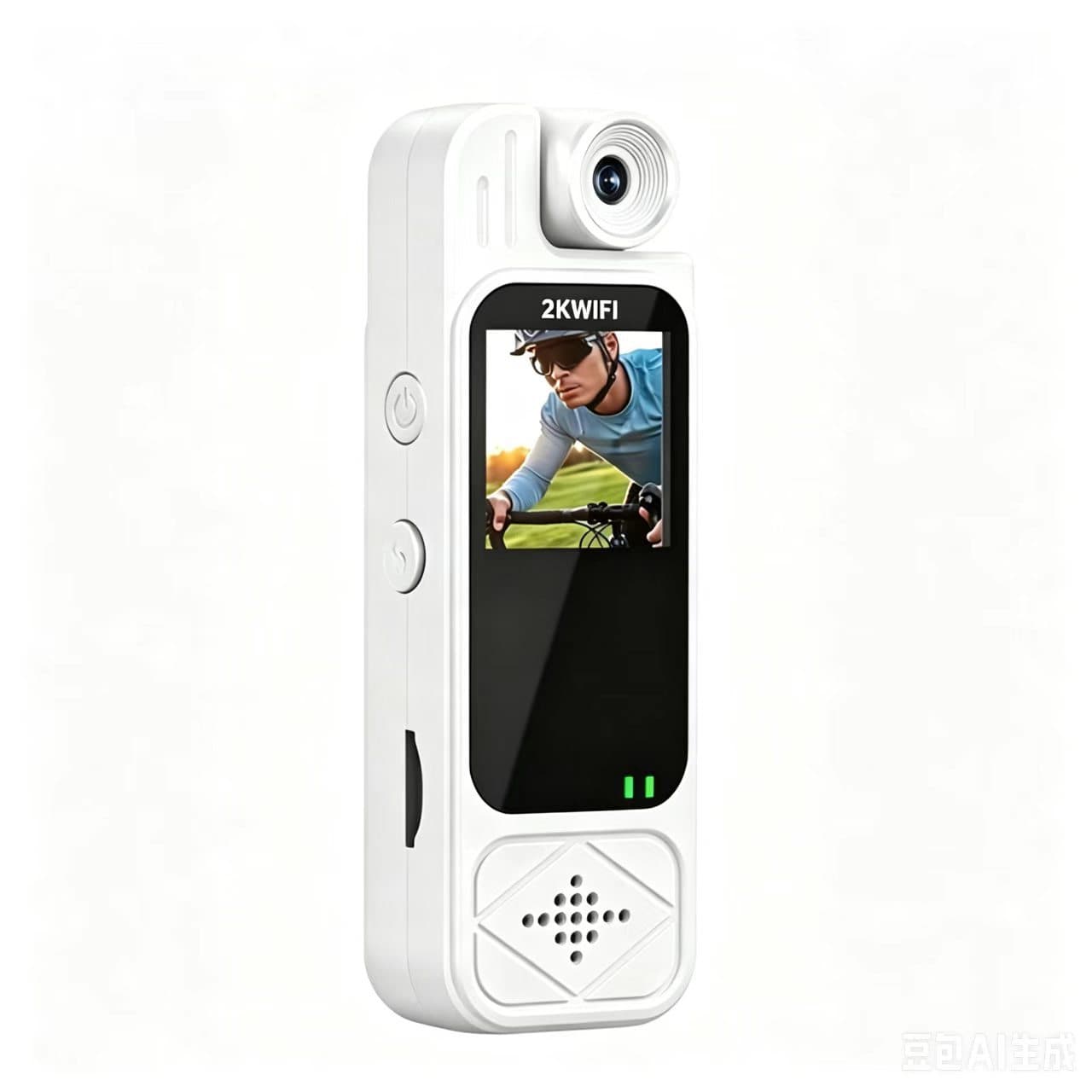 Pocket Camera with Screen Portable Recorder Audio Video Clip-on Camera HD Infrared Night Vision Portable