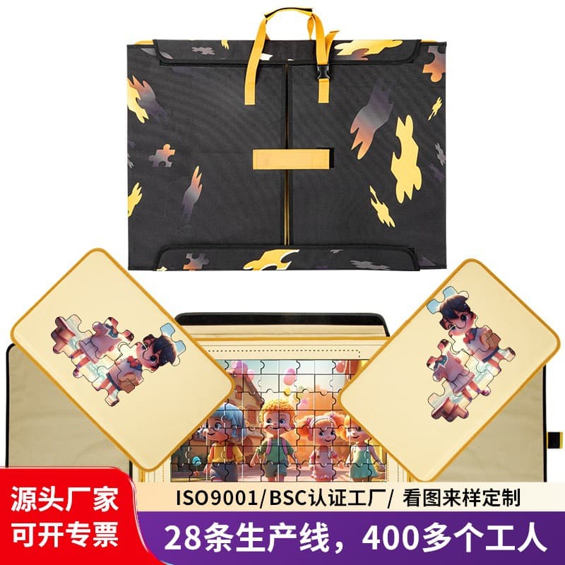 BSCI Amazon Art Supplies Drawing Board Bag Single Shoulder Crossbody Multi-functional Student Art Puzzle Tray Tool Station