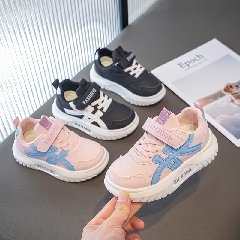 2026 Autumn New Children's Shoes Lightweight Comfortable Sports Boys Running Shoes Korean Fashion Trendy Girls Dad Shoes
