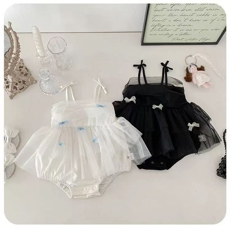 Baby suspender gauze skirt, fart dress, female baby one month old dress, ins jumpsuit, suspender gauze skirt, summer dress