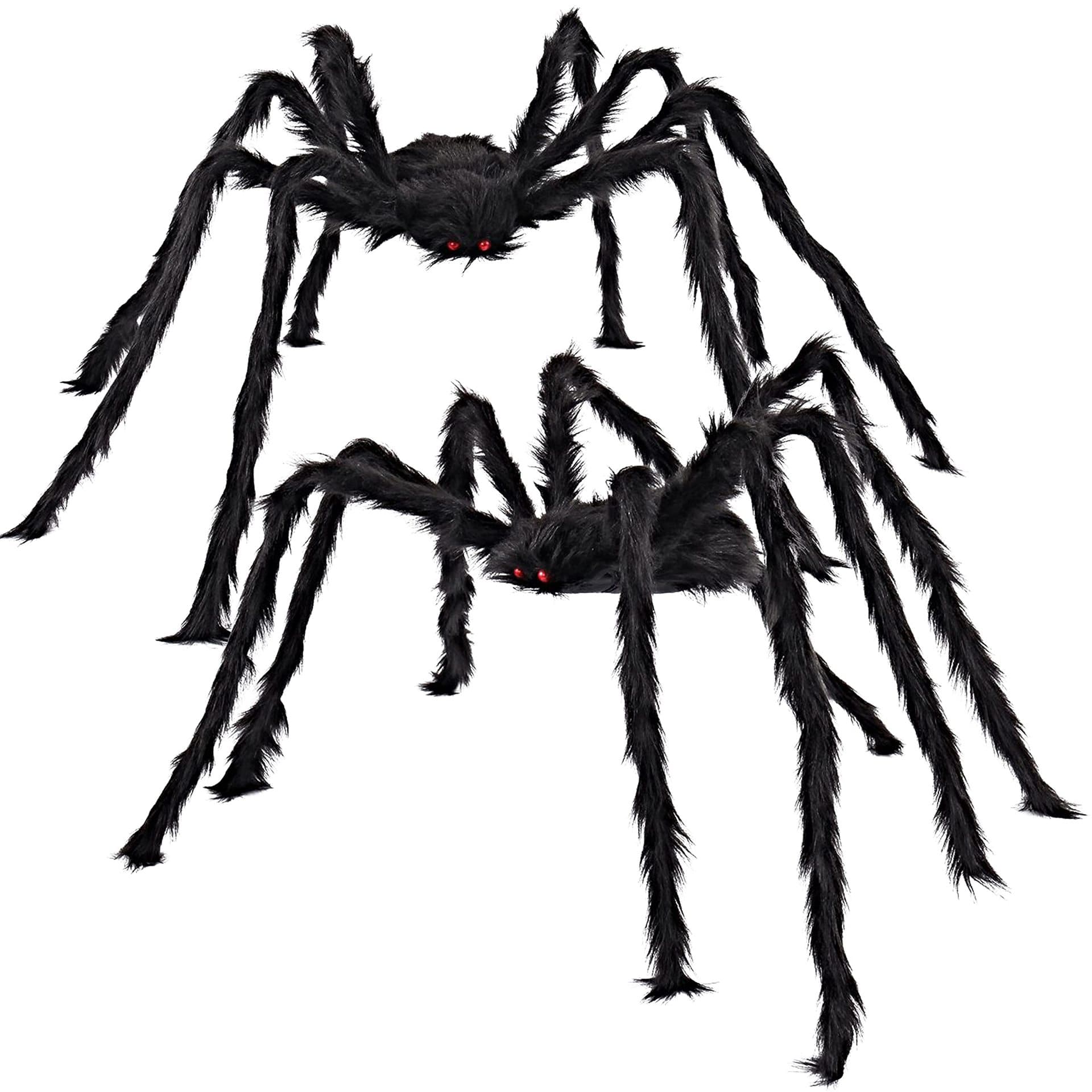 Spider Web Extra Large Spider Triangular Web Halloween Decoration Props Party Tricky Simulation Plush Spider Wholesale