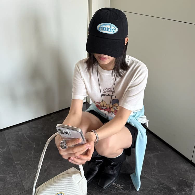 Simpsons lazy style cartoon age-reducing printed T-shirt loose casual women's short-sleeved T-shirt 2026 summer new style