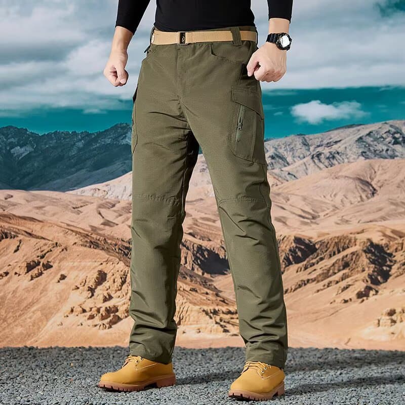 AliExpress 2026 Summer Men's American Rogue Style Fashion Cargo Pants Versatile Solid Color Training Tactical Pants In Stock