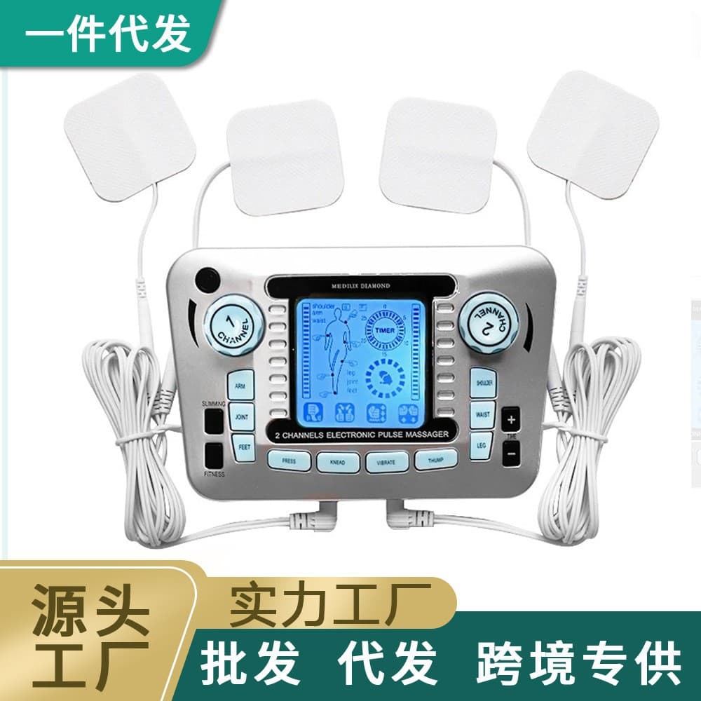 Cross-Border Multi-Function Physiotherapy Device for Meridian Dredging, Home-Use Pulse Electric Therapy, Electronic Acupuncture Massager