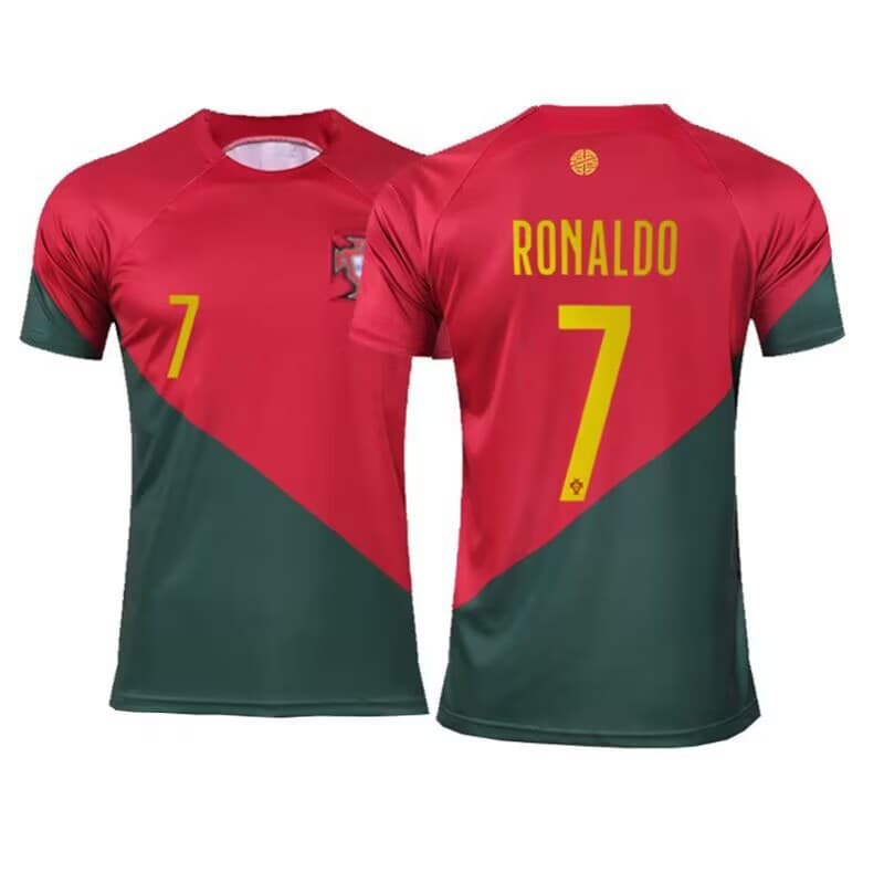 New World Cup Portugal Ronaldo Argentina Messi 3D Jersey Short Sleeve T-Shirt