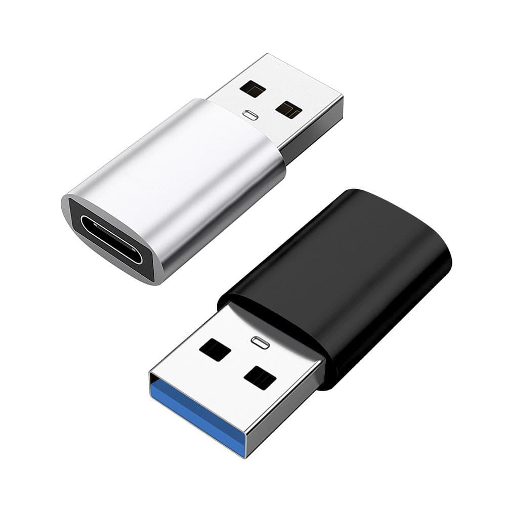 Type-C Female to USB 3.0 Male Adapter, USB-C to USB Converter, Fast Charging Supported