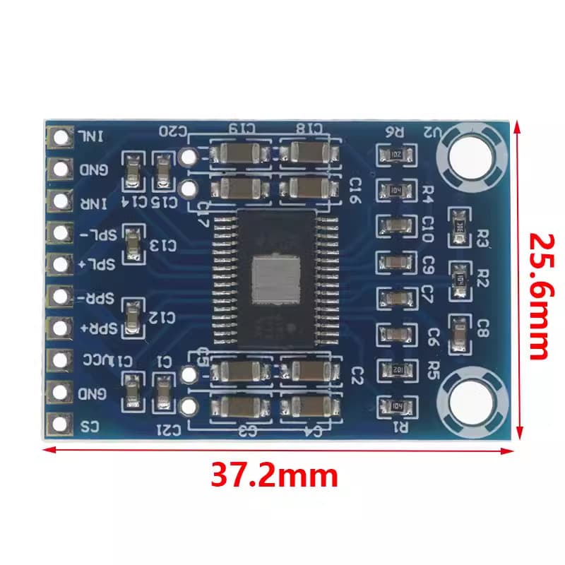 XH-M562 Ultra-Mini TPA3116D2 Digital Audio Amplifier Board Class D Power Amplifier Board Dual 50W